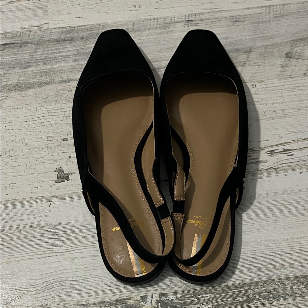 Sam Edelman Connell Black Slingback Flats Size 7.5 - Picture 5 of 9